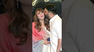 Kapil Sharmas wife Ginni Chatrath Kapil Sharma and wife ginni ka kiss video kapilsharma [upl. by Annaiv]