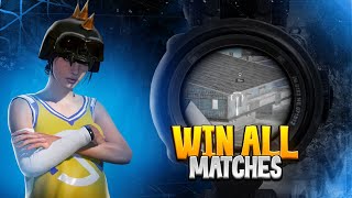 Win All Matches in PC Server 😱  PUBGmobile Gameloop [upl. by Lindsley851]