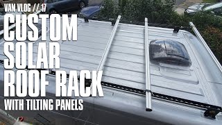 Custom Solar Roof Rack for Citroen Rely Peugeot Boxer Fiat Ducato [upl. by Novyart300]