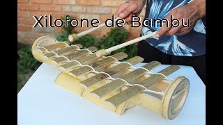 Como fazer xilofone de bambu  Bambulofone [upl. by Adriano834]