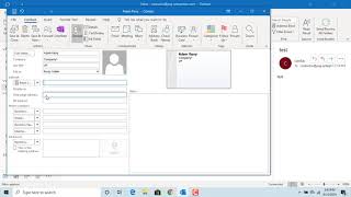 How to Add Contacts to Address Book in Outlook  Office 365 [upl. by Asirehc796]