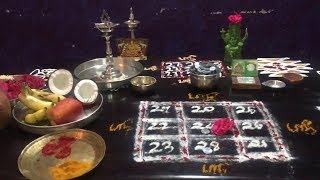 Lakshmi Kubera pooja  Kubera Kolam  Enna Petha Thayar [upl. by Jaymie211]