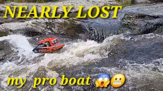 PRO  BOAT CAPSIZED 😬😱 nearly lost it 😲😫 [upl. by Naawaj]