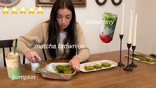 trying viral MATCHA recipes [upl. by Orna852]