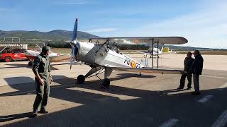 Bücker ECGIS FACV Startup AT Requena Spain 5102024 [upl. by Aelahc472]