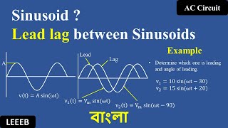 What is Sinusoid  Lead Lag Sine wave in Bangla Sinusoid [upl. by Aneelad]