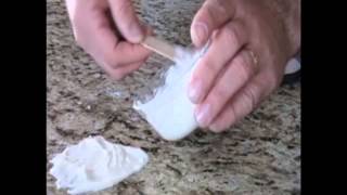 How to remove rust stains from natural stone marble granite travertine limestone [upl. by Halla]