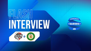 FLASH INTERVIEW  JUVEFORCE vs AC CUCUJÃES J1 [upl. by Imeaj]