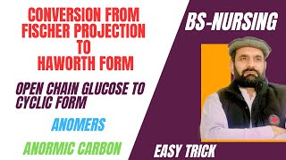 Carbohydrates  Conversion from Fischer projection to Haworth form  Alpha and Beta glucose [upl. by Castara]