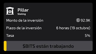 CÓMO INVERTIR EN BITS STAKING🚀💵💰 [upl. by Colas]