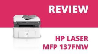 HP Laser MFP 137fnw A4 Mono Multifunction Laser Printer [upl. by Ahkihs]