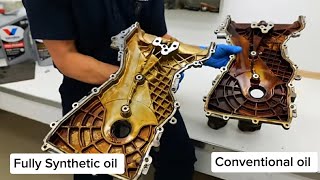 Engine Test Fully Synthetic Oil vs Conventional Oil after 926000 KMS ODO [upl. by Dawes]