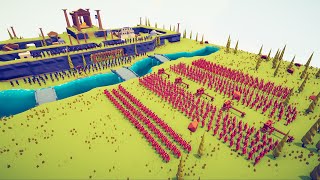 CAN ROMAN ARMY CAPTURE GREEK CASTLE  Totally Accurate Battle Simulator TABS [upl. by Eyatnod]