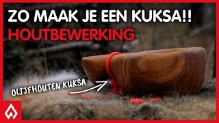 HOUTBEWERKEN Een kuksa maken  Dutch Outdoor Group [upl. by Norrv]