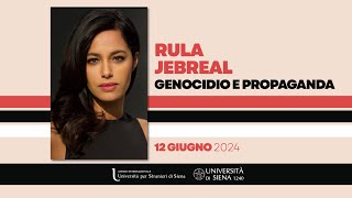 GENOCIDIO E PROPAGANDA  RULA JEBREAL [upl. by Esiuqram783]