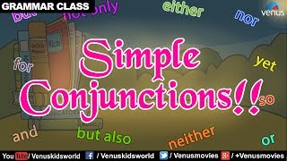 Simple Conjunctions  Grammar Class [upl. by Jarlathus]