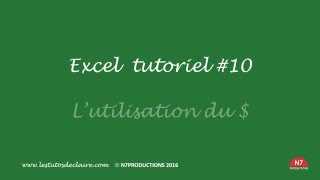 EXCEL Tuto  10  Utilisation du symbole   LesTutosdeClaire [upl. by Ahsetal]