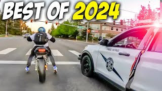 BIKERS RUNNING FROM COPS  POLICE vs BIKERS  BEST OF 2024 [upl. by Yeldarb]