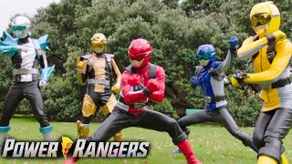 Power Rangers para Niños  Beast Morphers  AVENTURAS Y TALADROS  Ep10 [upl. by Lupiv]