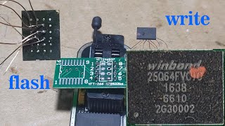 How to write W25Q64FVCIG flash winbond ic [upl. by Kimberley]