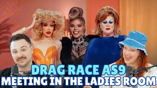 Drag Race AS9 Episode 7 Meeting in the Ladies Room  Queening Out w Laganja and Joseph [upl. by Bartolomeo]