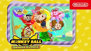 Super Monkey Ball Banana Rumble – Bandeannonce de lancement Nintendo Switch [upl. by Nolyaj369]