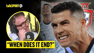 WHEN DOES IT END 🤔 Tony Cascarino QUESTIONS How Much Longer Ronaldo Will Play Football👀 [upl. by Vargas]