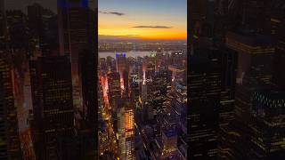 Night View New York City newyorkcity newyork nyc nyctour nightview usatrip shortsvideo [upl. by Anibur]