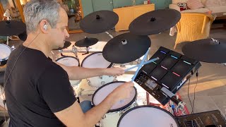 Mimic Pro DrumTec ATV Alesis Multipad TD30  Neil Diamond Soolaiman drum cover [upl. by Brag628]