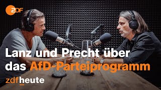 Podcast Lässt sich der AfDErfolg anhand des Parteiprogramms erklären  Lanz amp Precht [upl. by Bo696]