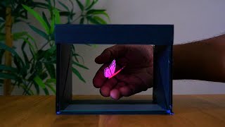 How to Make 3D Hologram Video Projector at Home  DIY [upl. by Aracal779]