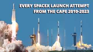 Every SpaceX Launch Attempt From Cape Canaveral 20102023 [upl. by Odnalra818]