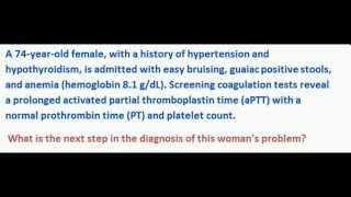 USMLE QBank hypertension hypothyroidism and bruising [upl. by Namdor]