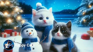 😻 CLICK HERE 😻☃️❄️🎄 Christmas 💖🎄🐈❤️ kittens ⛱️ cat kitten christmas snowman snow love beach [upl. by Ytsirhc307]