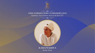 Karam Kriya  Free Introductory Workshop [upl. by Lehpar]