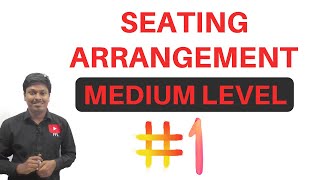 SEATING ARRANGEMENT SET1MEDIUM Level  Reasoning Ability  Common For all Entrance Exams [upl. by Callie90]