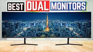 Top 5 Best Dual Monitors in 2024 Benefit And Buying Guide [upl. by Parnell]