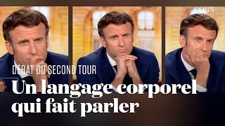 Toutes les fois où Macron a affiché cette moue dubitative pendant son débat avec Le Pen [upl. by Ellesirg]