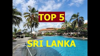 TOP 5 BEST FIVE STAR HOTELS SRI LANKA [upl. by Arretahs775]