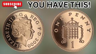 TOP 2 OLD AND EXPENSIVE ONE PENNY 2000 COINS IN THE WOLRD  HOW TO MAKE MILLIONAIRE [upl. by Nagiam]