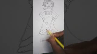 Sketch of indumati character from Chhota Bheem drawing art me following my passion [upl. by Ahcarb846]