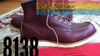 Review Red Wing Heritage 8138 Moc Toe Boots Made in USA [upl. by Eidde]