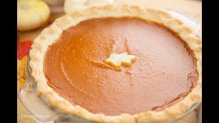 Vegan Pumpkin Pie Dairyfree  Simply Bakings [upl. by Elayne126]