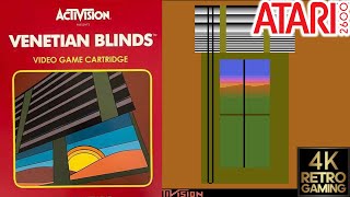 Venetian Blinds Demo Atari 2600 4k Gameplay [upl. by Malia855]