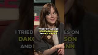 Dakota Johnson amp Leslie Mann Rate My Pickup Lines [upl. by Daney]