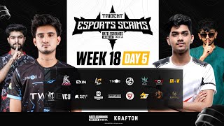 BMPS GRIND  TRIDENT ESPORTS SCRIMS  PRO  WEEK 18  DAY 5 [upl. by Anawad115]