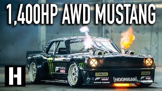 Ken Blocks 1400hp AWD Ford Mustang Hoonicorn V2 Straight from Gymkhana TEN [upl. by Mercier]