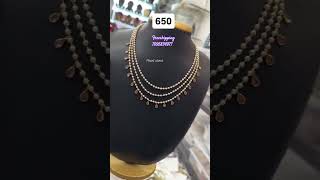 Pearl stone collection 🙏🥳wholesaleprice onegramgoldjewellery collection trending nw [upl. by Brynne]