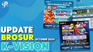 Hak Siar Kualifikasi Piala Dunia 2026 amp Olahraga Di Beinsport  Update Brosur KVision October 2024 [upl. by Frohne322]