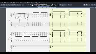 Gallows Pole Led Zeppelin guitar tab score [upl. by Erroll456]